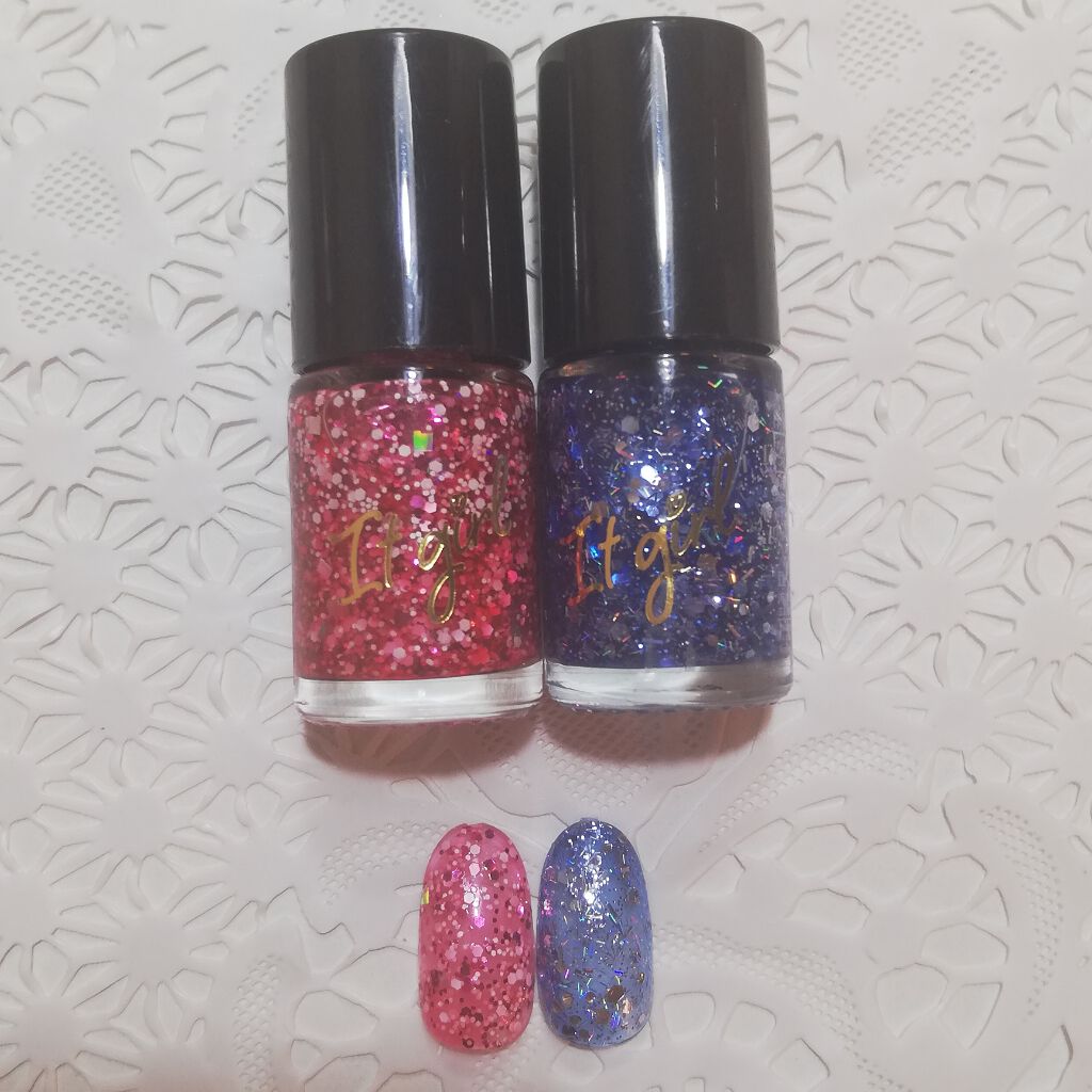 ITGグリッターネイル/DAISO/マニキュアを使ったクチコミ（1枚目）