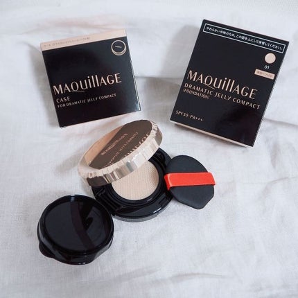 ドラマティックジェリーコンパクト/マキアージュ/クッションファンデーションを使ったクチコミ(1枚目)