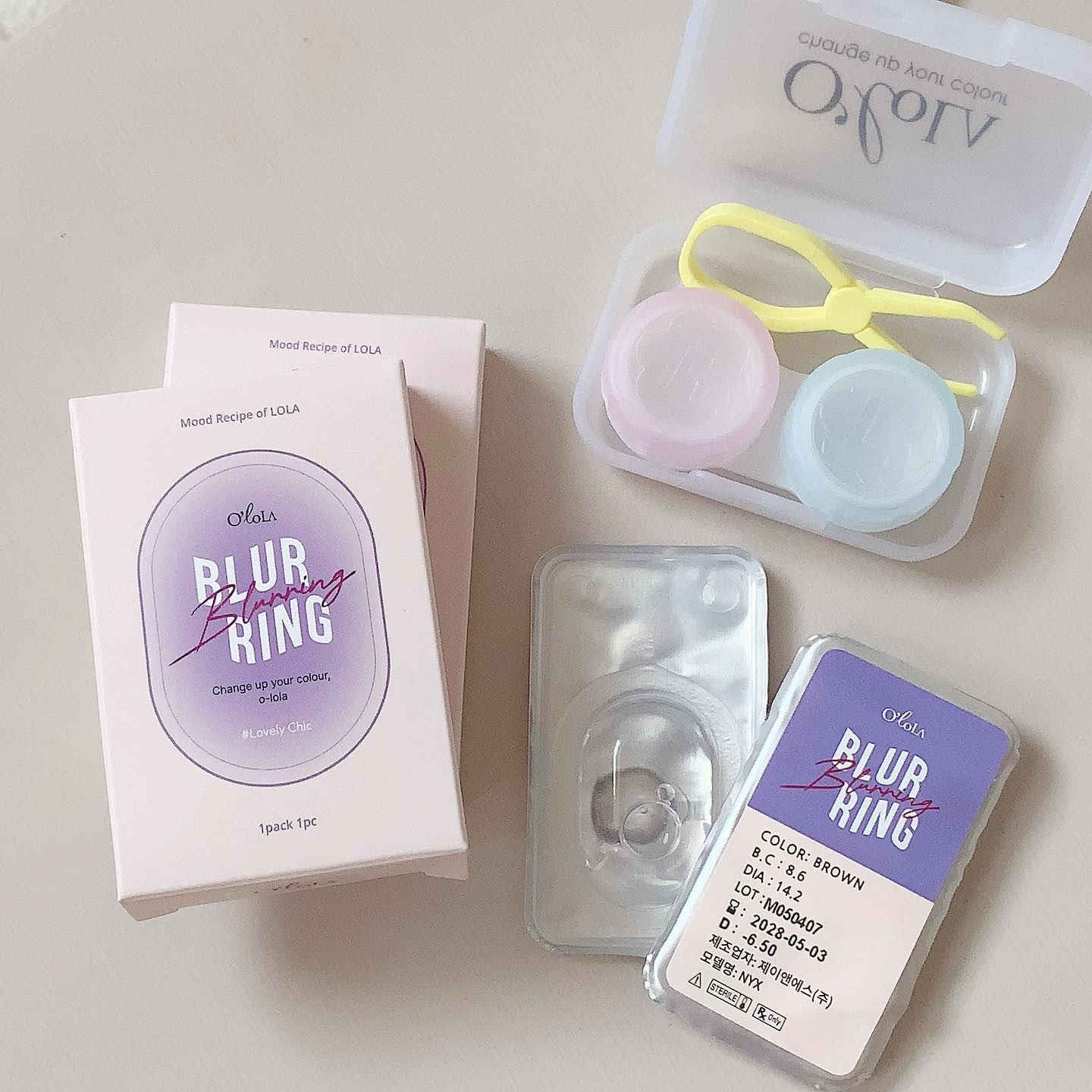 ブラーリング/OLOLA/カラーコンタクトレンズを使ったクチコミ（3枚目）