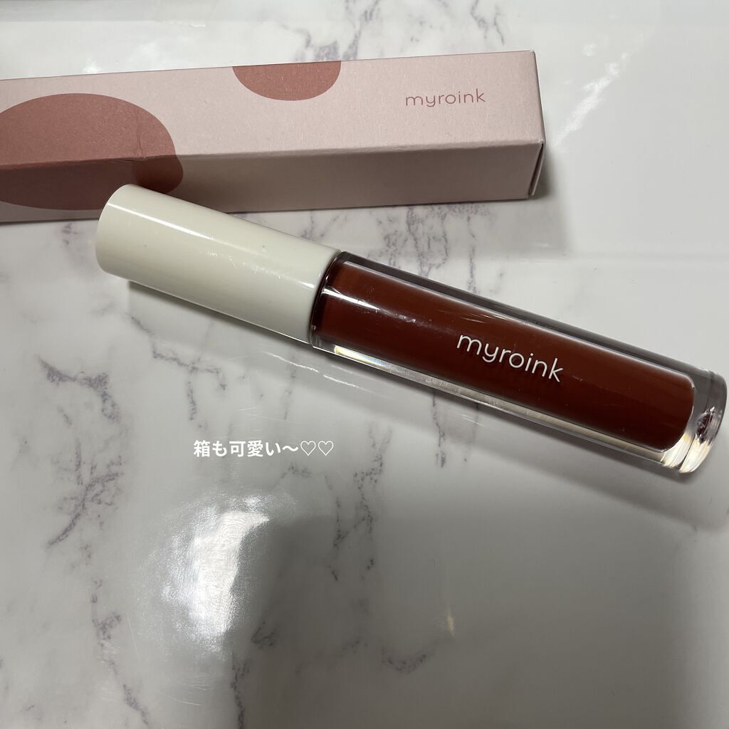 カラーフォーミーリップティント/myroink/リップティントを使ったクチコミ（2枚目）