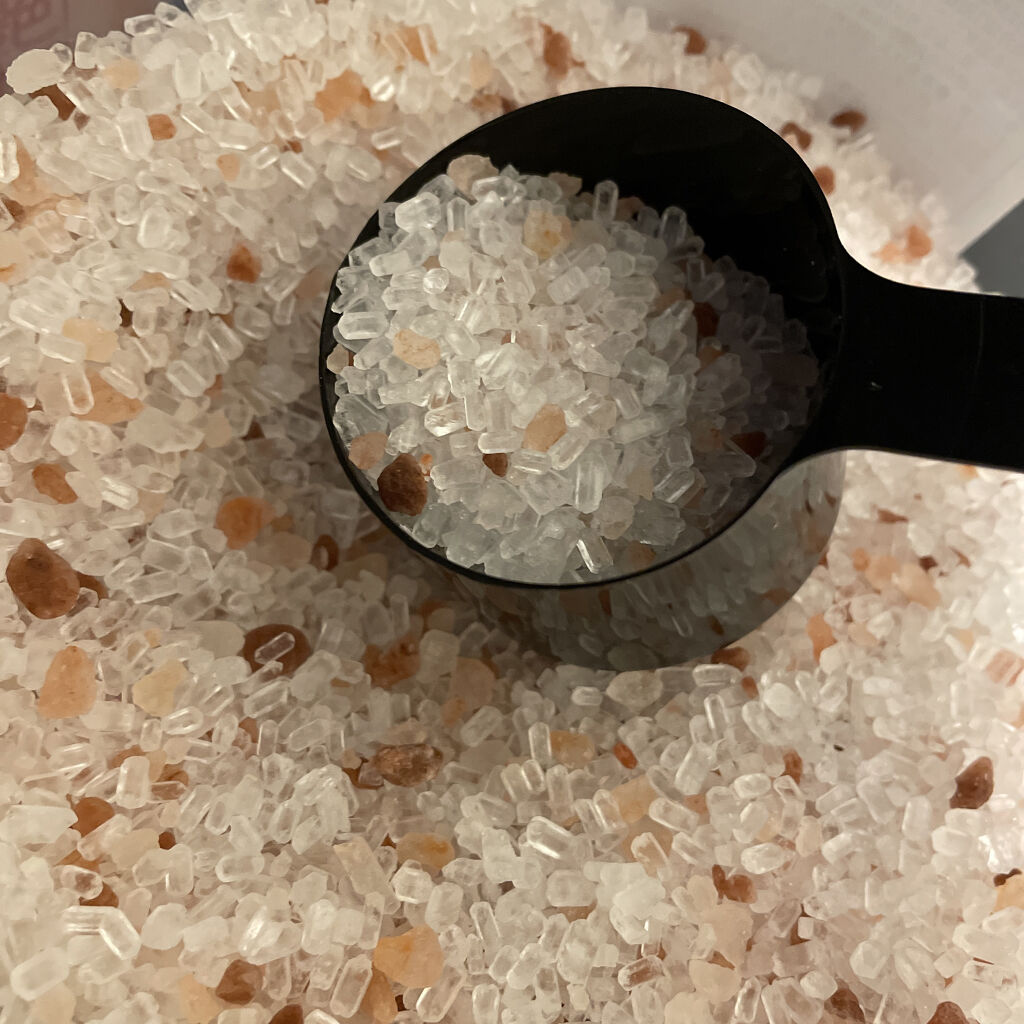 Epsom & Pink Himalayan Bath Salt/Natures Delight/無機塩系入浴剤を使ったクチコミ（3枚目）