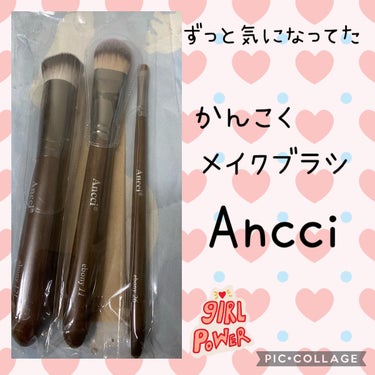 Ebony 12L/Ancci brush/メイクブラシを使ったクチコミ（1枚目）