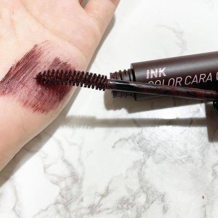 インク カラー カラ(AD)/PERIPERA/マスカラを使ったクチコミ(4枚目)