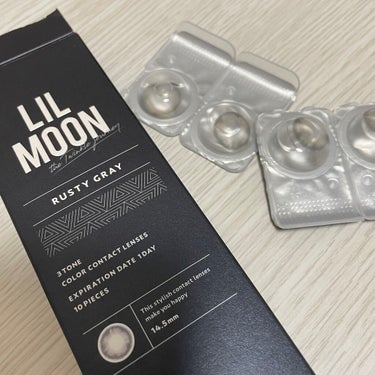 LIL MOON 1day ラスティグレー/LIL MOON/ワンデー（１DAY）カラコンを使ったクチコミ（2枚目）