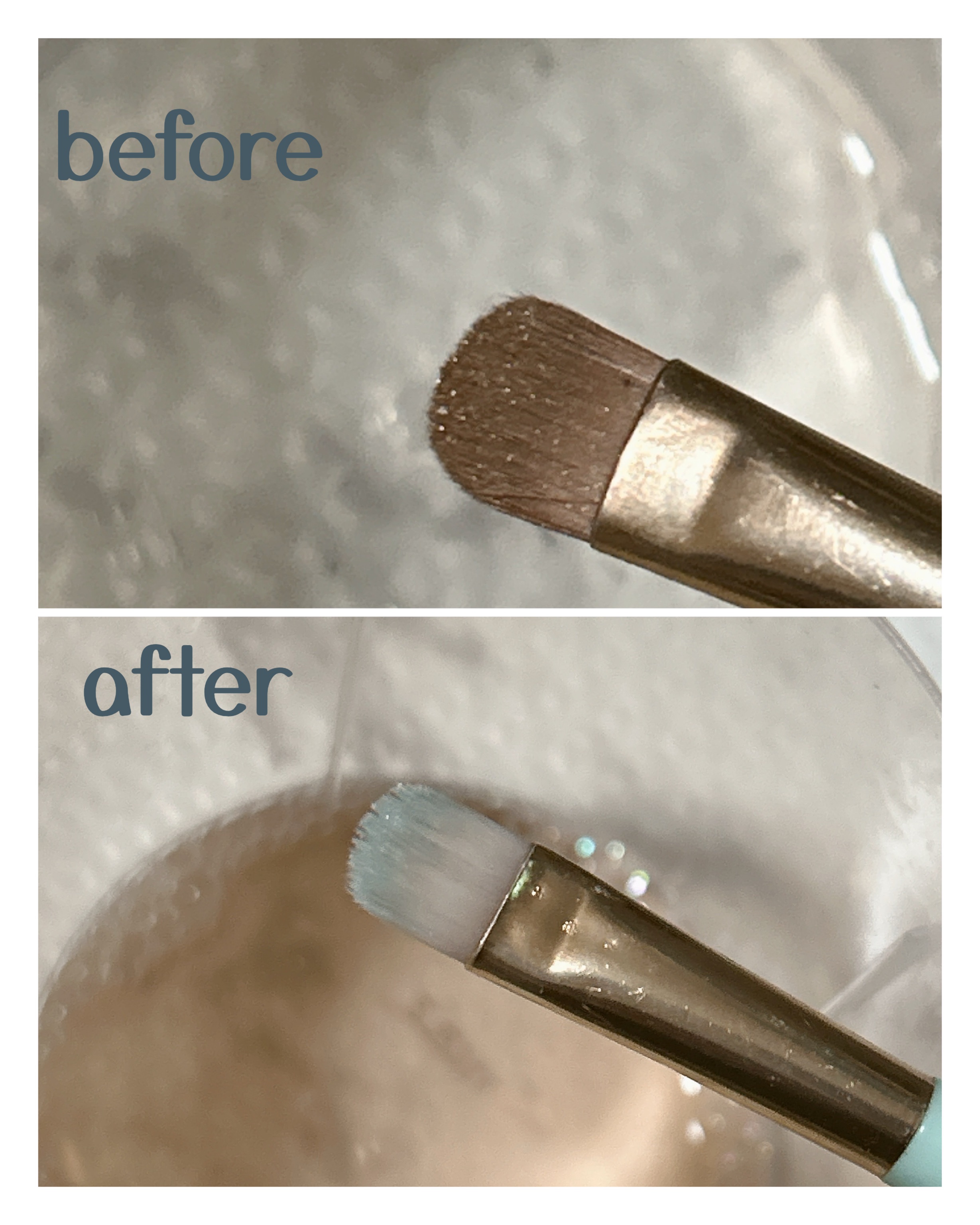 メイクブラシ専用クリーナー/DAISO/その他化粧小物を使ったクチコミ（2枚目）