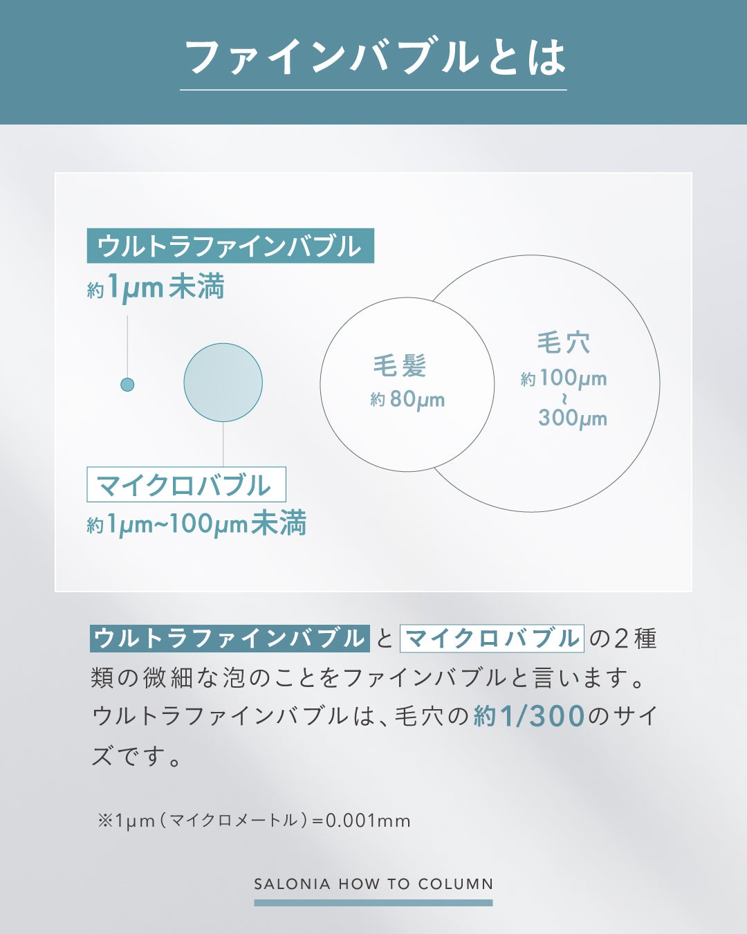 SALONIA(サロニア)公式アカウント on LIPS 「【SHOWERHEADHOWTOCOLUMN】ウルトラファイン..」(2枚目)