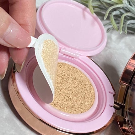 ピンクティーツリーカバークッション/APLIN/クッションファンデーションを使ったクチコミ(9枚目)