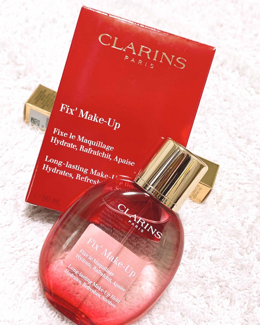 フィックス メイクアップ/CLARINS/ミスト状化粧水を使ったクチコミ(1枚目)