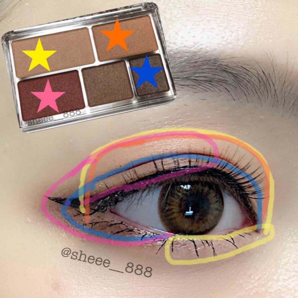 パーフェクトマルチアイズ/キャンメイク/アイシャドウパレットを使ったクチコミ(4枚目)