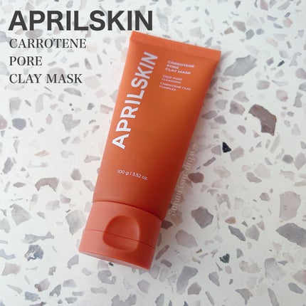 カロテン毛穴レスクレイパック/APRILSKIN/洗い流すパック・マスクを使ったクチコミ(1枚目)