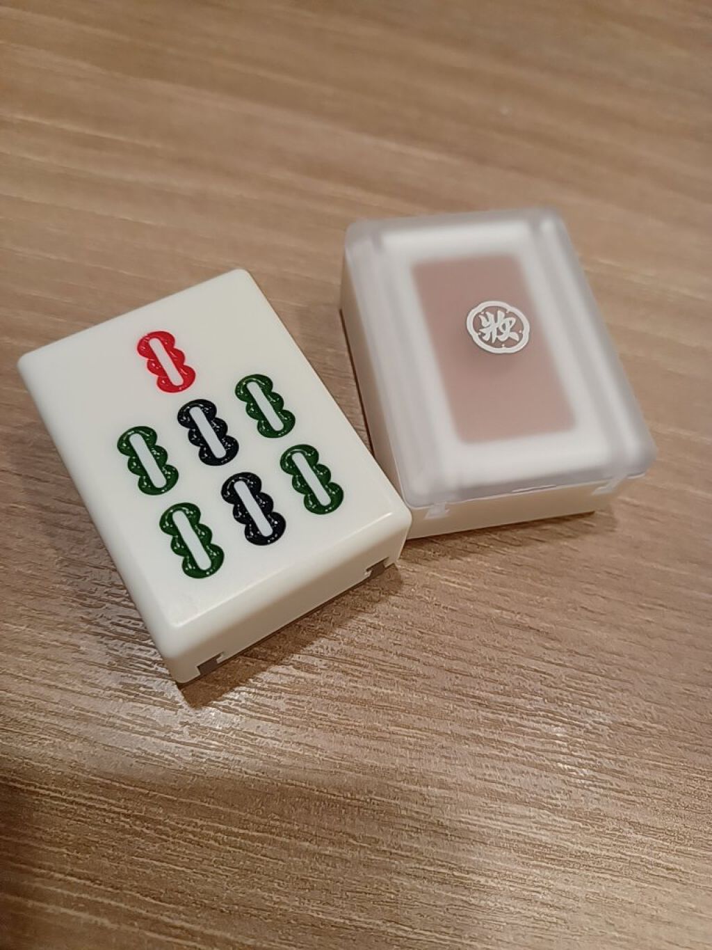 麻雀アイシャドウ 七索【チーソウ】ブロンズスター/和粧/単色アイシャドウを使ったクチコミ（2枚目）