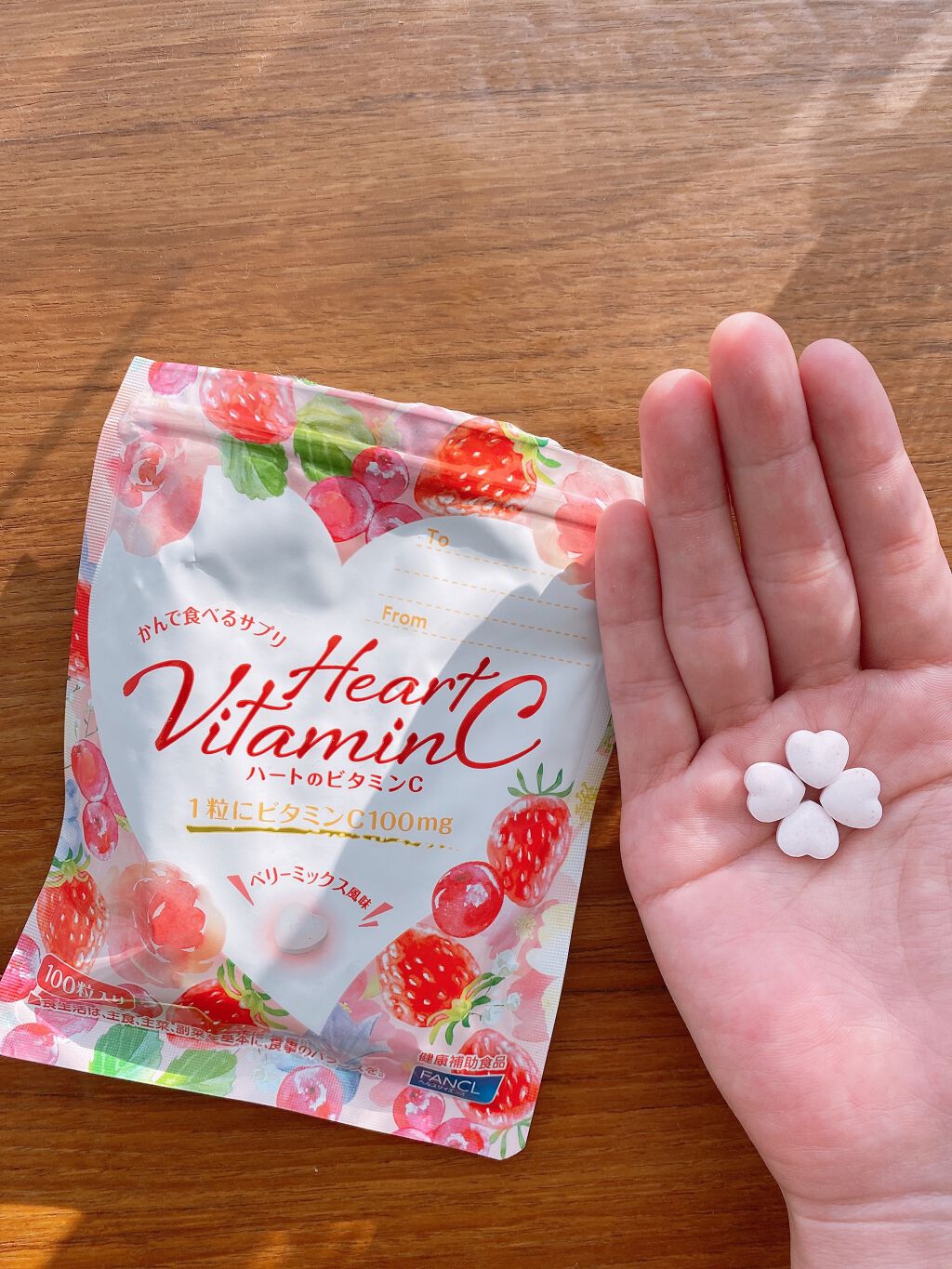 ハートのビタミンC/ファンケル/健康サプリメントを使ったクチコミ（2枚目）