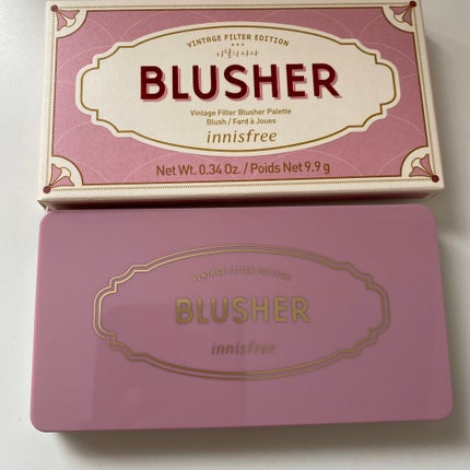 ヴィンテージ フィルター チーク パレット Vintage Filter Edition/innisfree/パウダーチークを使ったクチコミ(1枚目)