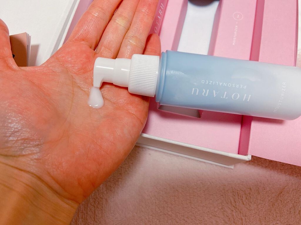  HOTARU PERSONALIZED LOTION／MOISTURIZER /HOTARU PERSONALIZED/スキンケアキットを使ったクチコミ（3枚目）