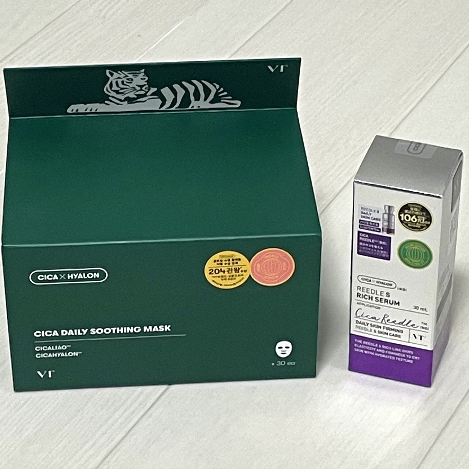 CICA デイリースージングマスク/VT/シートマスク・パックを使ったクチコミ（1枚目）