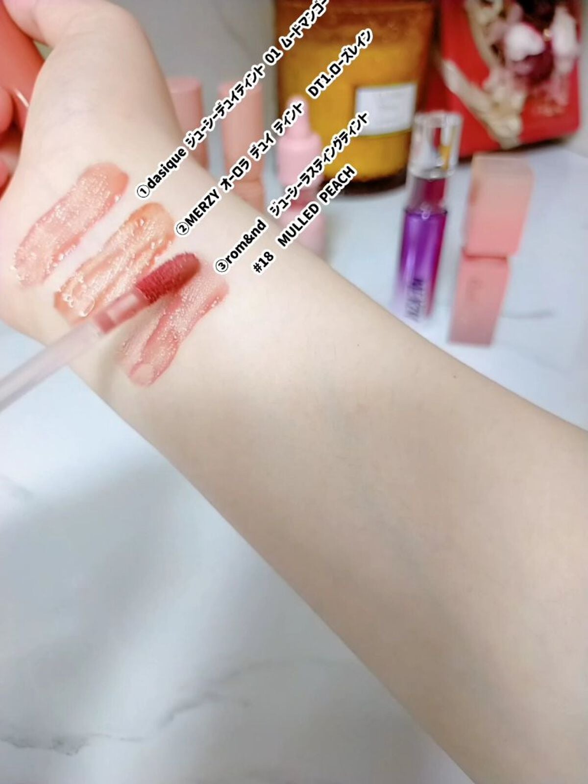 ステイオンバームルージュ/キャンメイク/口紅を使ったクチコミ(4枚目)