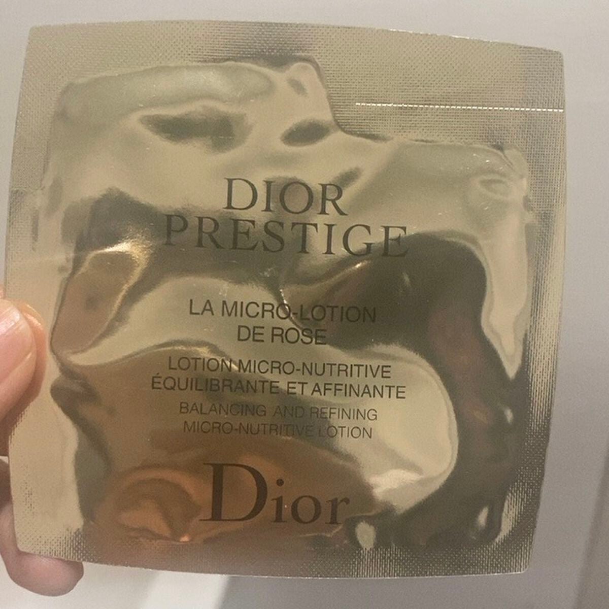 プレステージ ローション ド ローズ/Dior/化粧水を使ったクチコミ(1枚目)