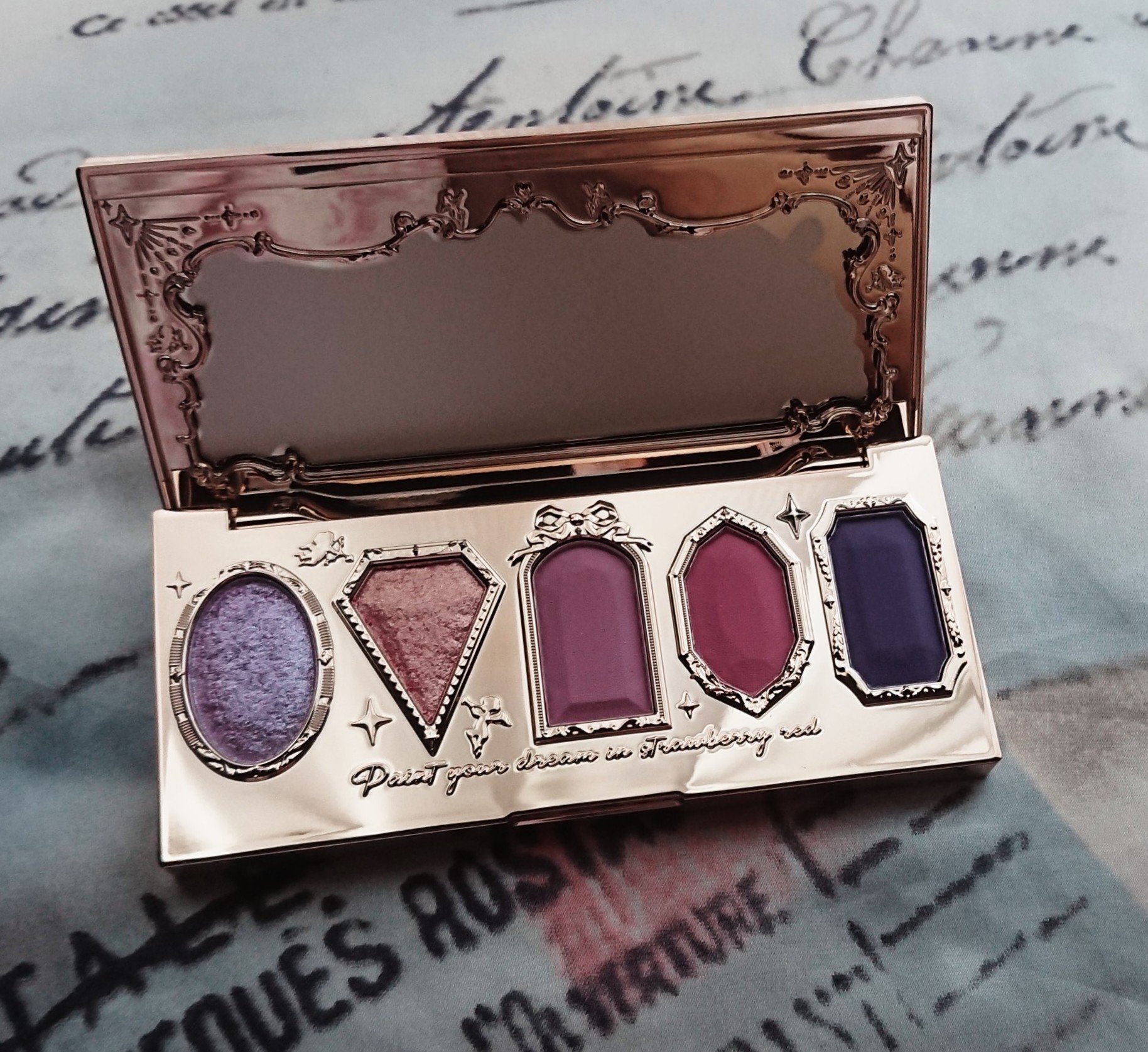 ストロベリーロココ アイシャドウパレット/FlowerKnows/アイシャドウパレットを使ったクチコミ（3枚目）