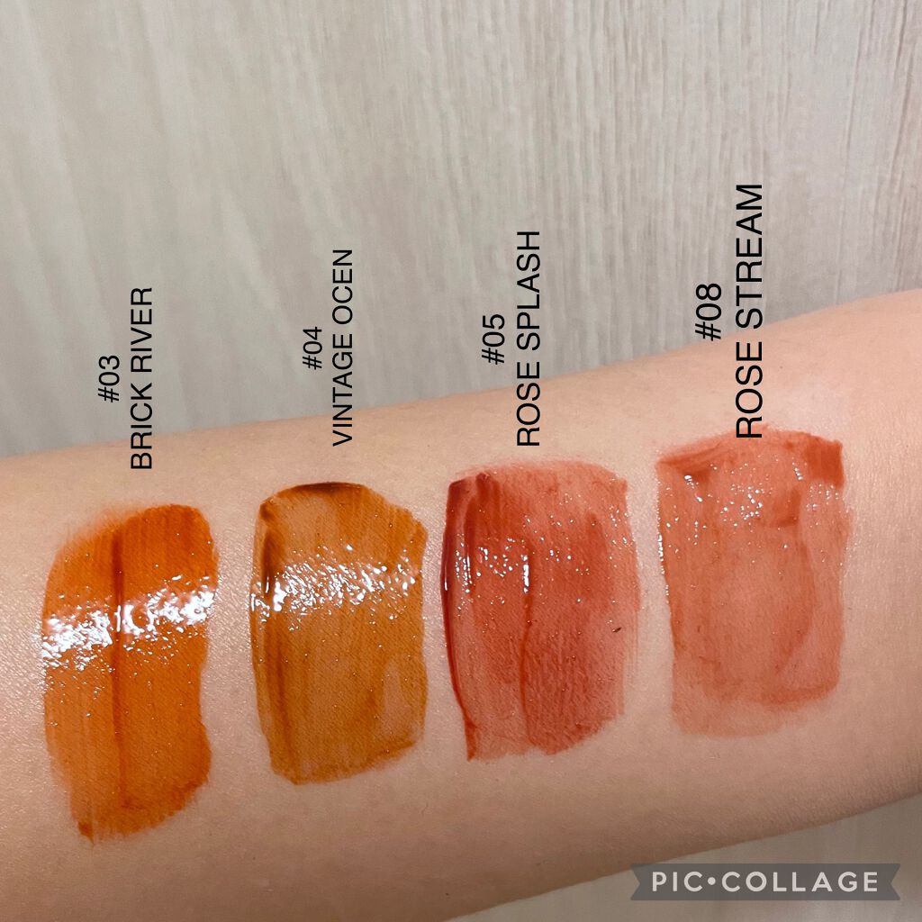 グラスティングウォーターティント/rom&nd/リップティントを使ったクチコミ(2枚目)