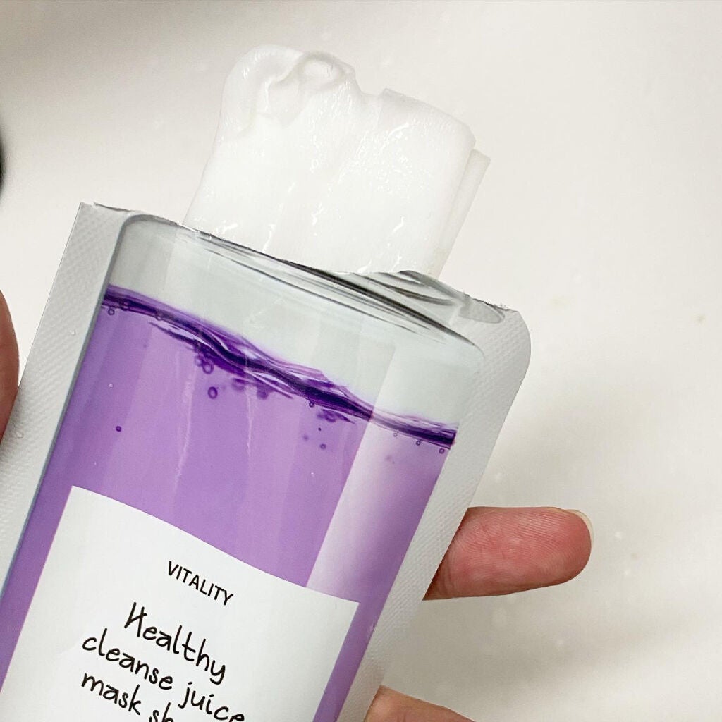 ヘルシークレンズジュースマスクパック/eco secret/シートマスク・パックを使ったクチコミ(4枚目)