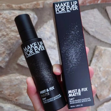 MAKE UP FOR EVER ミスト＆フィックス マットのクチコミ「メイクアップフォーエバー
ミスト＆フィックスマット

MUFEの大好きなライトベルベットエアを.....」（1枚目）