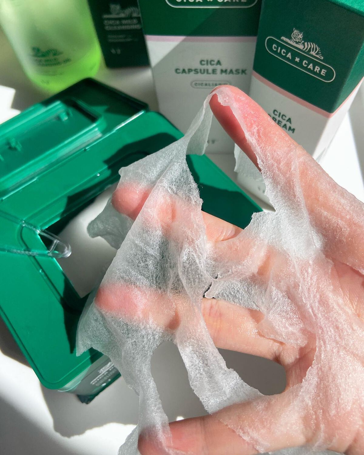 CICA カプセルマスク/VT/洗い流すパック・マスクを使ったクチコミ(7枚目)