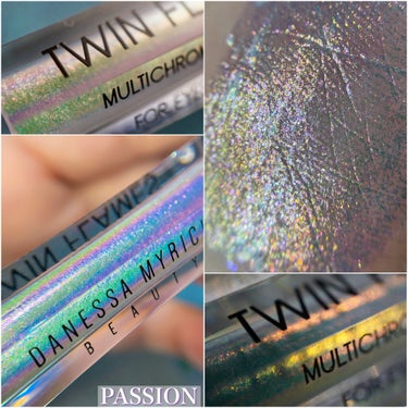 Twin Flames Multichrome Pigment﻿/DANESSA MYRICKS BEAUTY/リキッドアイシャドウを使ったクチコミ（6枚目）