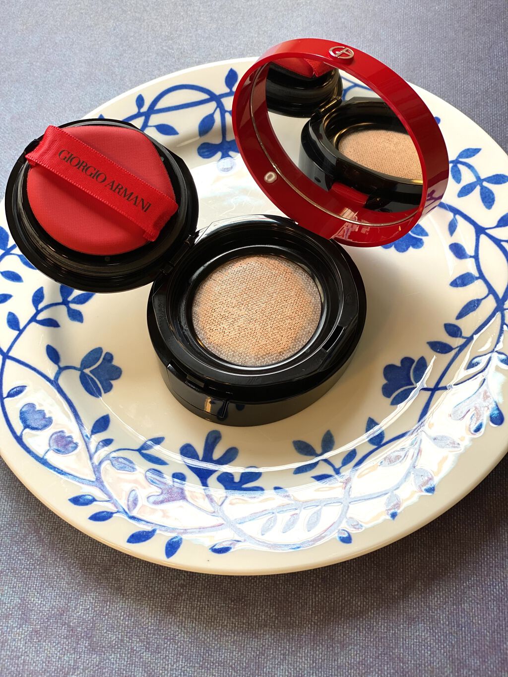 マイ アルマーニ トゥ ゴー クッション 1.5/ジョルジオ アルマーニ ビューティ/クッションファンデーションを使ったクチコミ（2枚目）