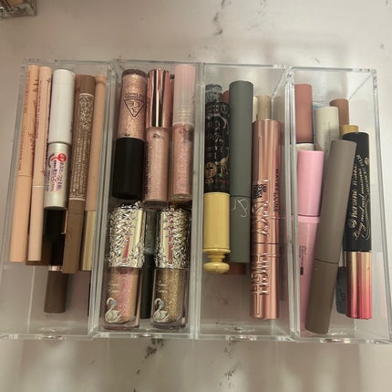 3段式クリアーケース/DAISO/その他化粧小物を使ったクチコミ(5枚目)