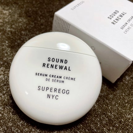 サウンド リニューアル セラムクリーム/SUPEREGG /フェイスクリームを使ったクチコミ(1枚目)