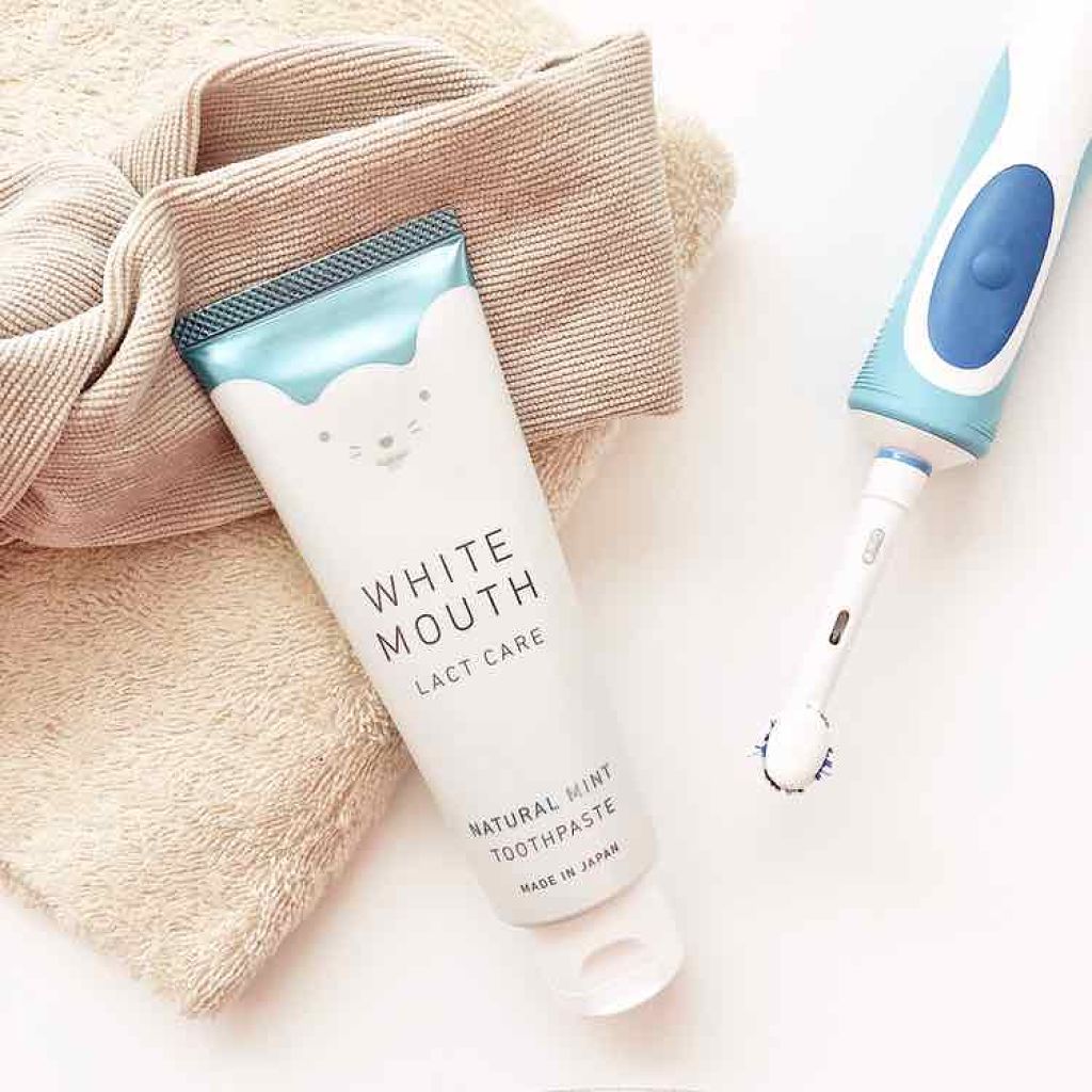 デンタルクレンジングペースト/ホワイトマウス/歯磨き粉を使ったクチコミ(1枚目)
