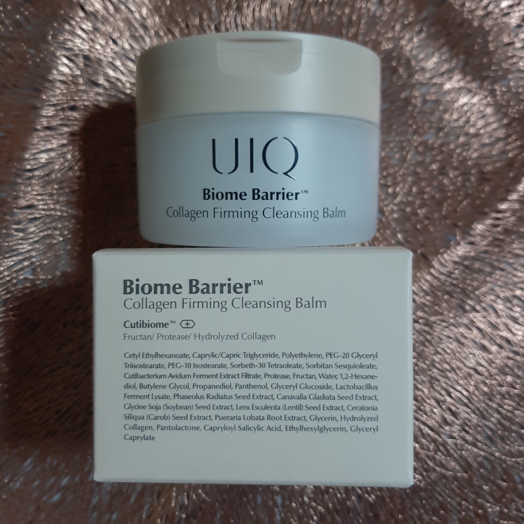 バイオームバリアコラーゲンファーミングクレンジングバーム/UIQ/クレンジングバームを使ったクチコミ（1枚目）