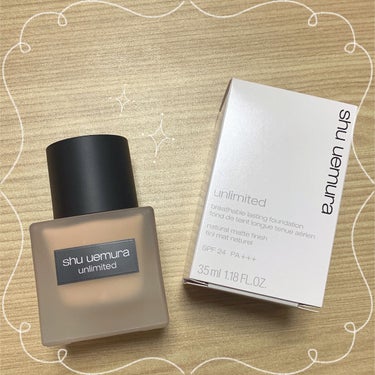 アンリミテッド ラスティング フルイド/shu uemura/リキッドファンデーションを使ったクチコミ（1枚目）