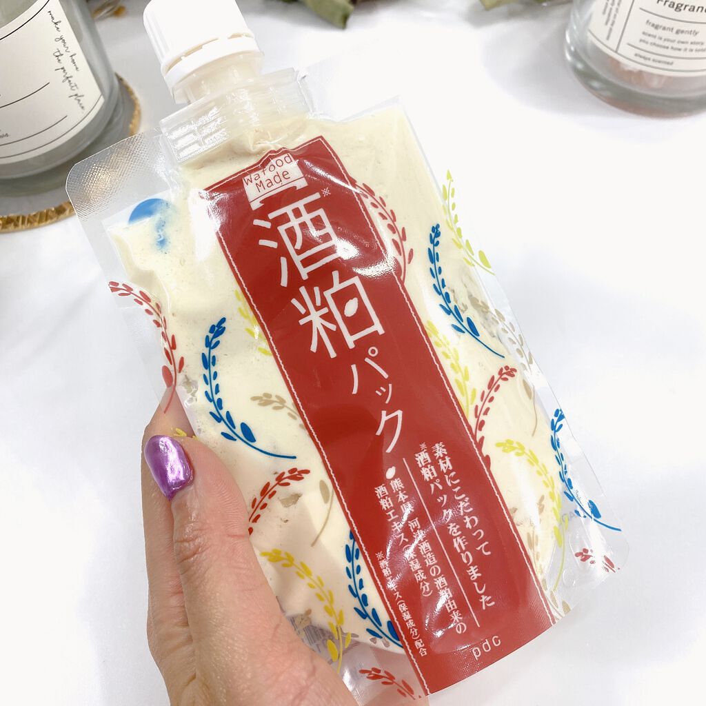 ワフードメイド　酒粕パック 170g/pdc/洗い流すパック・マスクを使ったクチコミ（3枚目）