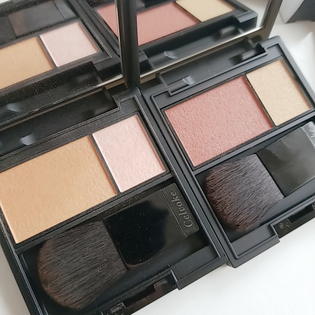 セルヴォーク カムフィー ブラッシュ/Celvoke/パウダーチークを使ったクチコミ(2枚目)