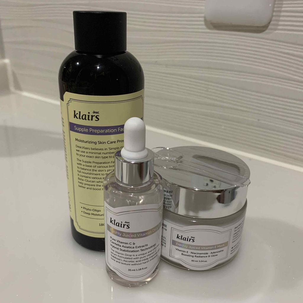 フレッシュリージュースドビタミンドロップ(35ml)/Klairs/美容液を使ったクチコミ(1枚目)