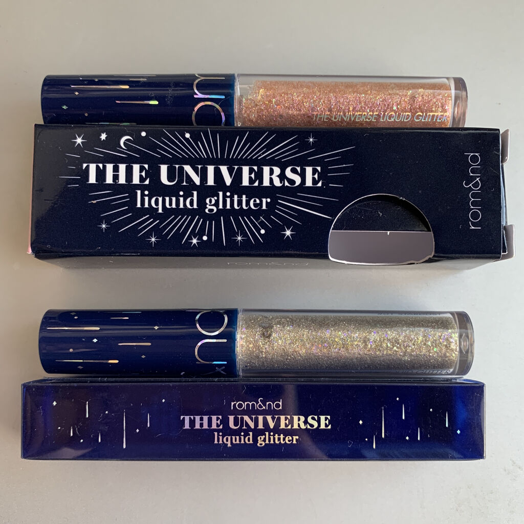 リキッド グリッター シャドウ/rom&nd/グリッターを使ったクチコミ（1枚目）