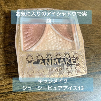 ジューシーピュアアイズ/キャンメイク/アイシャドウパレットを使ったクチコミ(2枚目)
