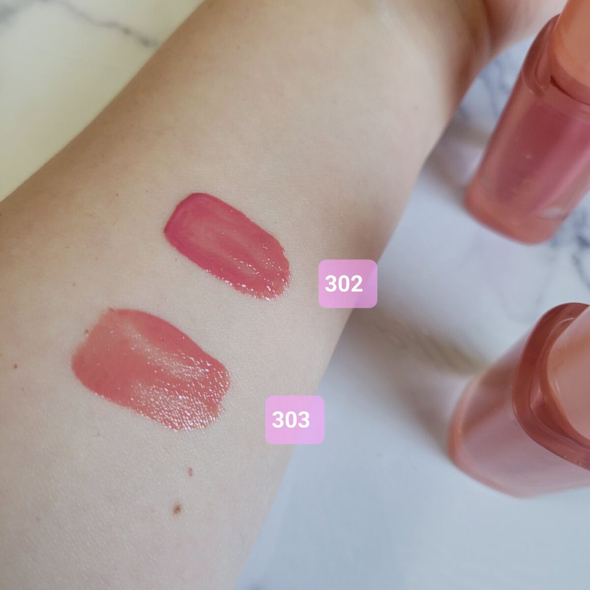 フルーティーグラムティント/Laka/リップティントを使ったクチコミ（2枚目）