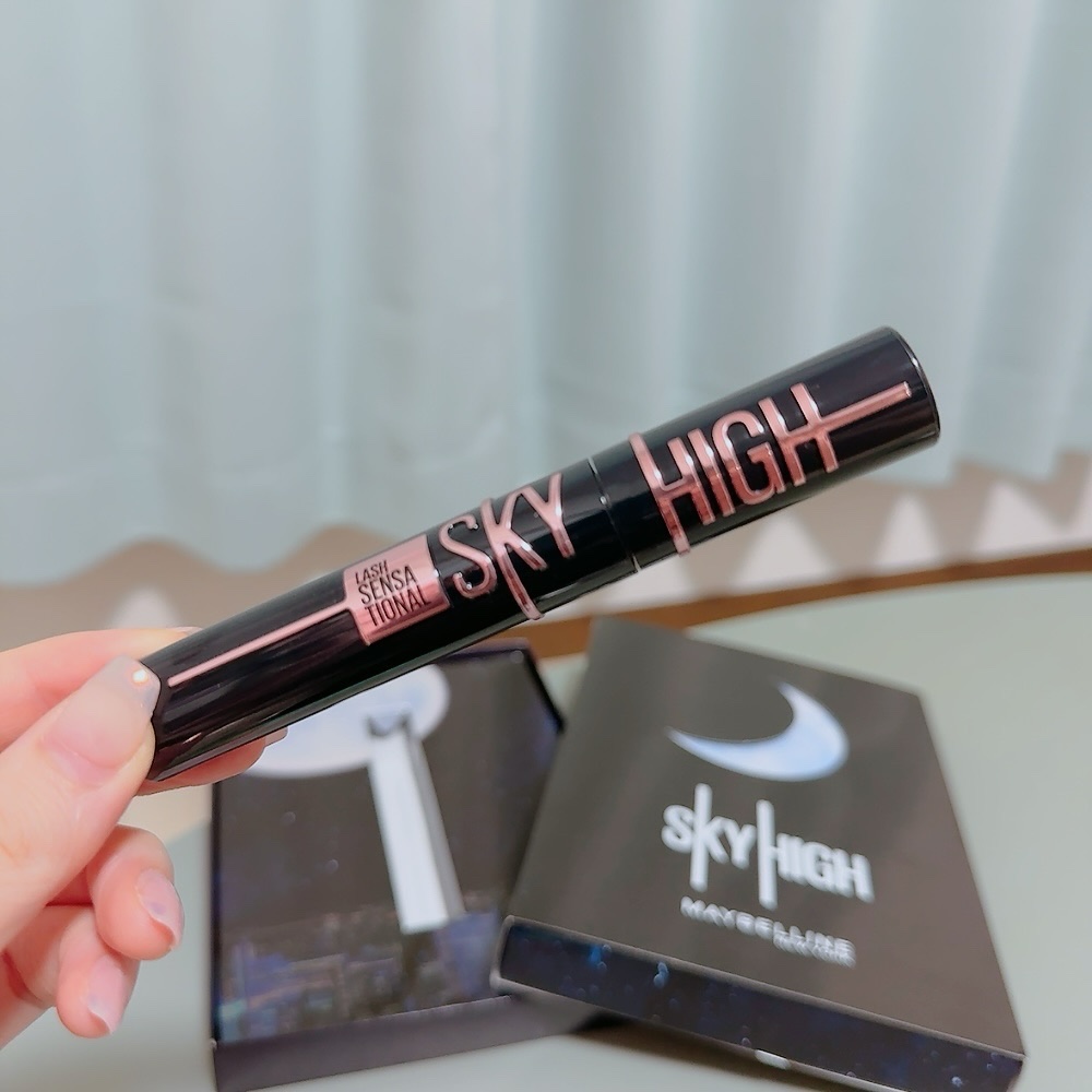 スカイハイ コスミックブラスト 201 月影ブラック/MAYBELLINE NEW YORK/マスカラを使ったクチコミ（2枚目）