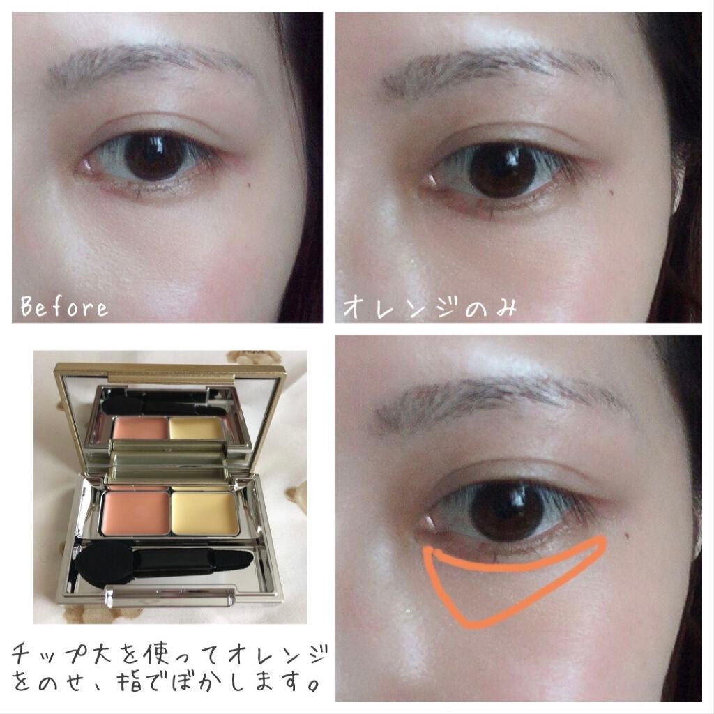 アンダーアイブライトナー/ケサランパサラン/パレットコンシーラーを使ったクチコミ(6枚目)