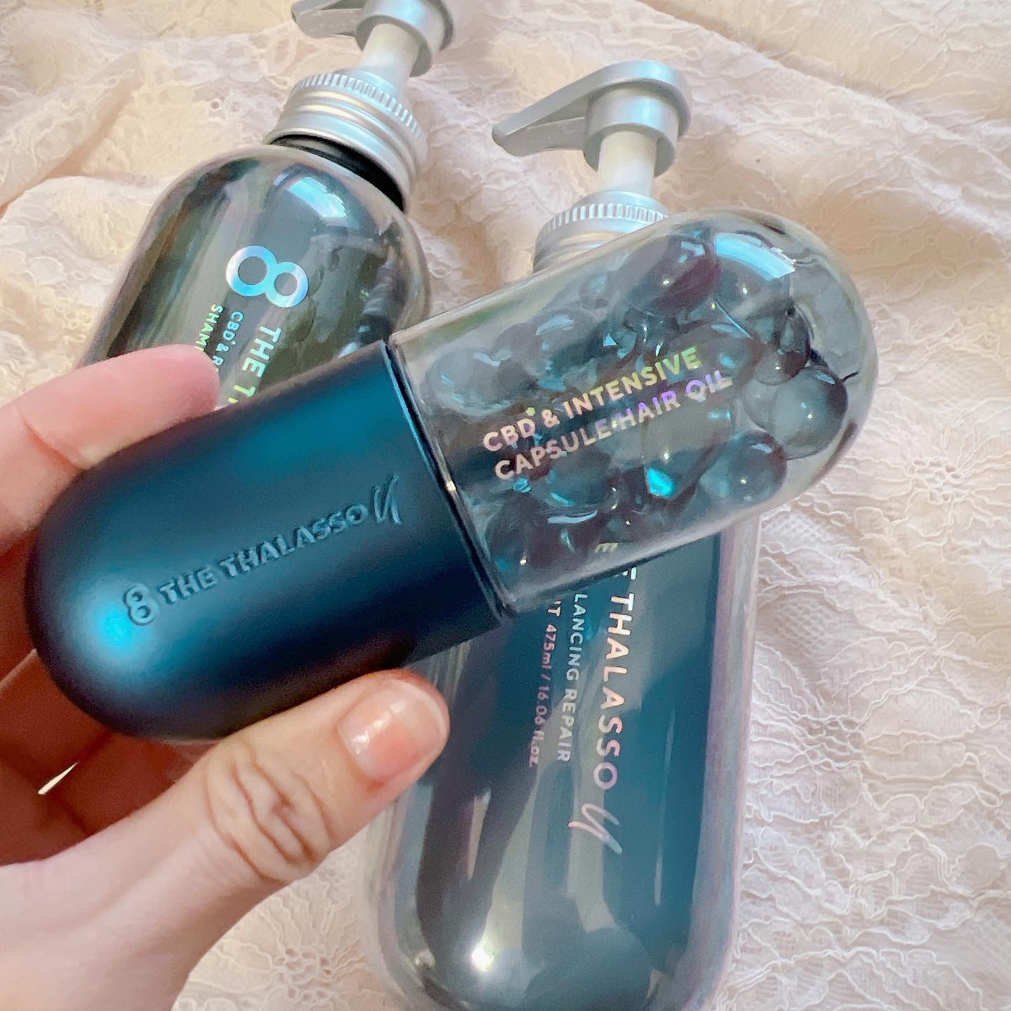 エイトザタラソ ユー CBD＆リフレッシング クレンズ 美容液シャンプー／CBD＆バランシング ダメージリペア 美容液ヘアトリートメント/エイトザタラソ/市販シャンプーを使ったクチコミ（2枚目）