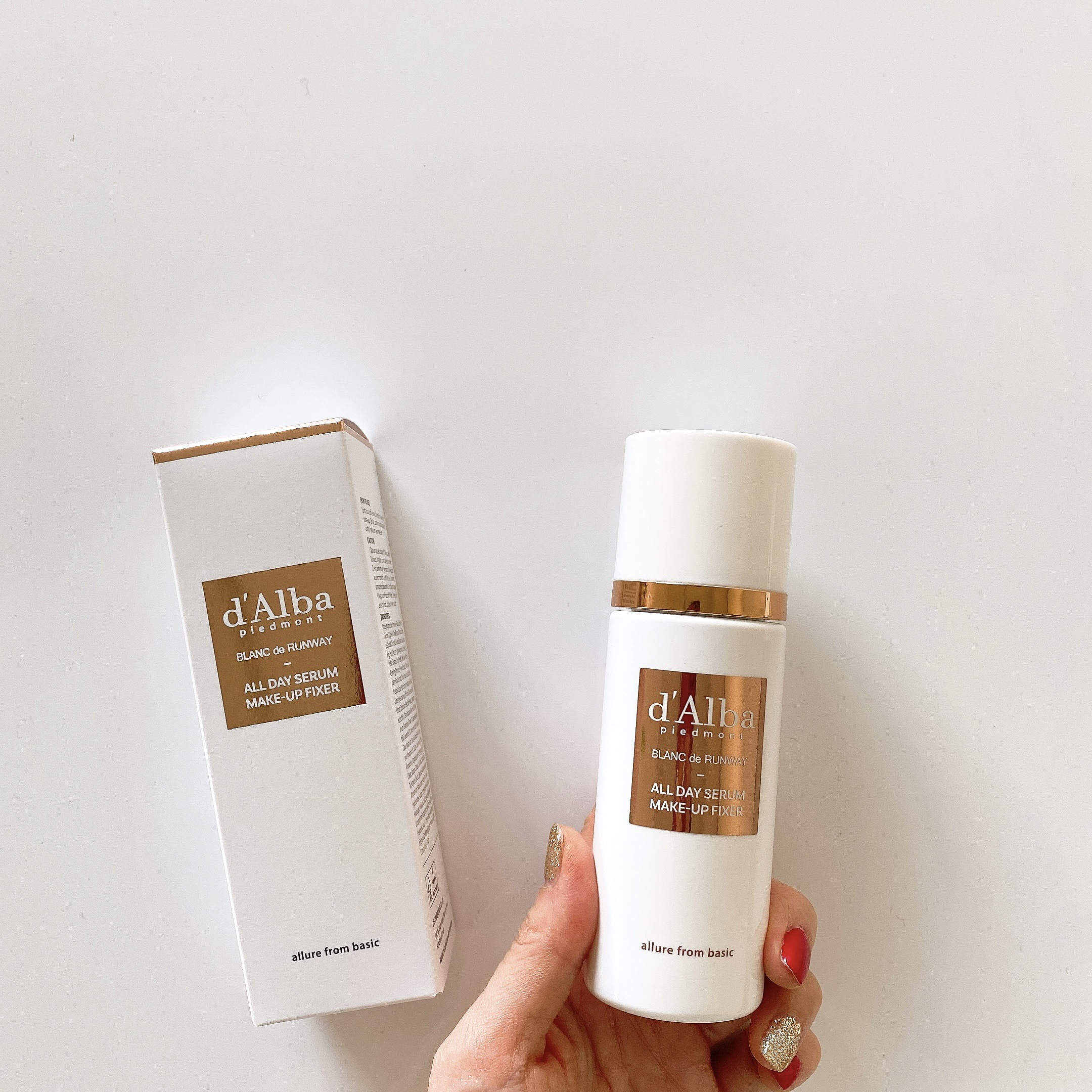 オールデイセラムメイクアップフィクサー/ダルバ/フィックスミストを使ったクチコミ（1枚目）