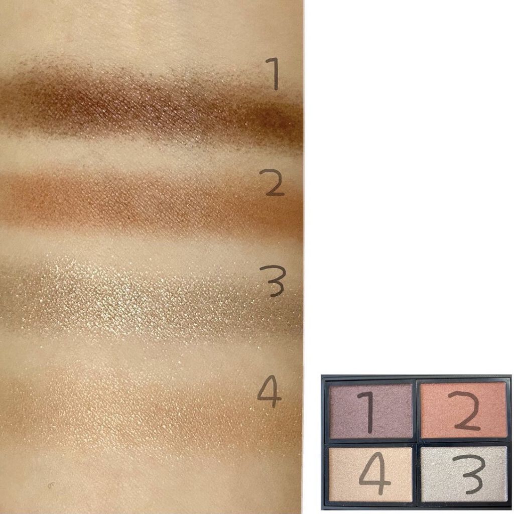 ヴォランタリー  アイパレット 01/Celvoke/アイシャドウパレットを使ったクチコミ（3枚目）