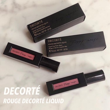 ルージュ デコルテ リキッド 14 skin rose（Dewy rouge ）/DECORTÉ/口紅を使ったクチコミ（3枚目）
