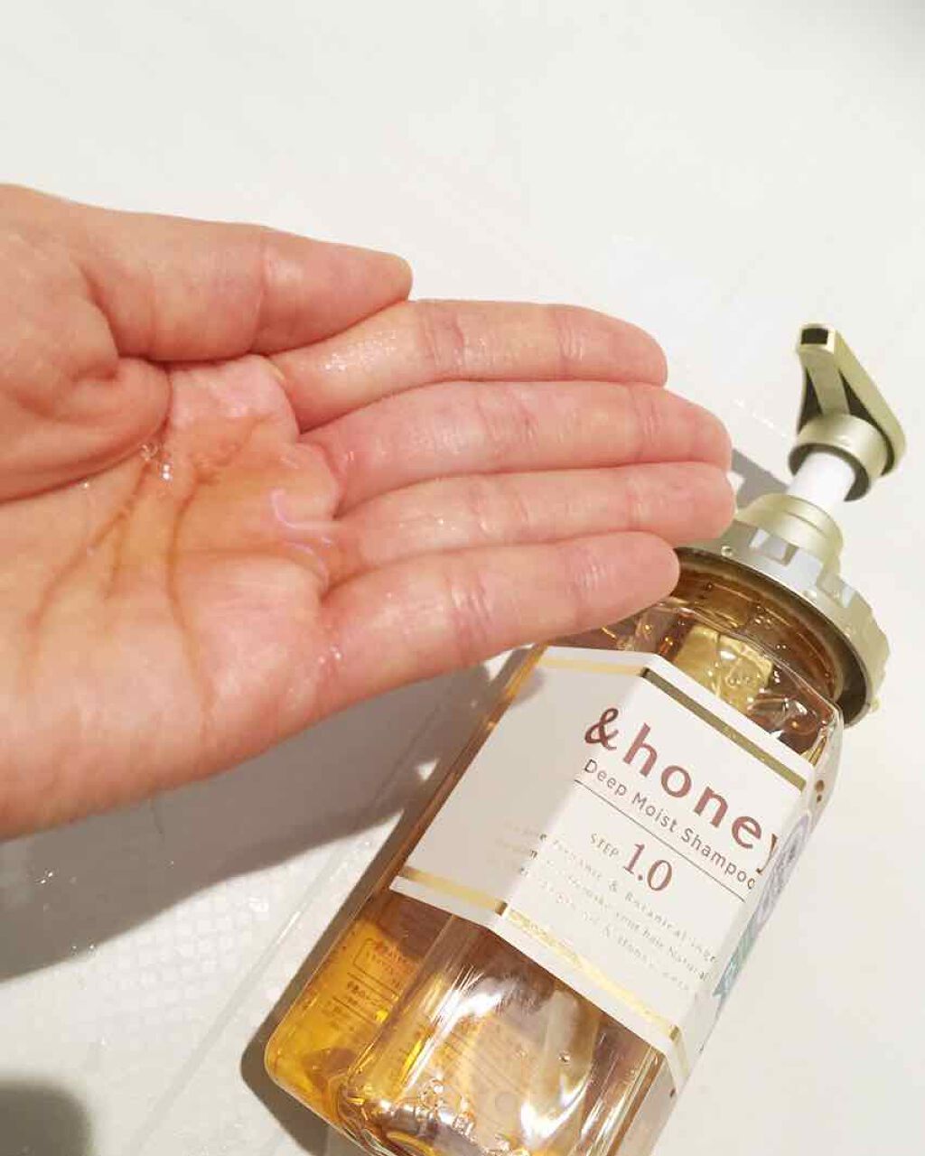 ディープモイスト シャンプー1.0／ヘアトリートメント2.0/&honey/市販シャンプーを使ったクチコミ（2枚目）