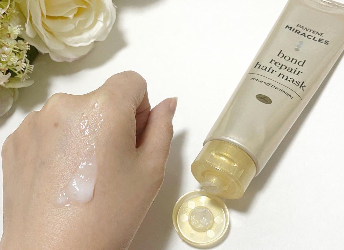 ミラクルズ ボンドリペア ヘアマスク/パンテーン/ヘアマスク・ヘアパックを使ったクチコミ(2枚目)