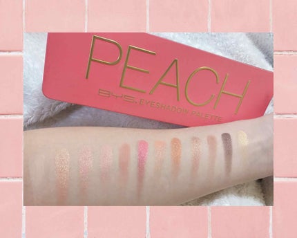 BYS EYESHADOW PALETTE PEACH/BYS/アイシャドウパレットを使ったクチコミ(1枚目)