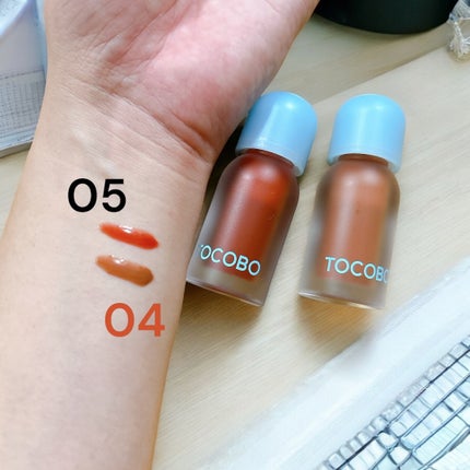 ジューシーベリープランピングリップオイル/TOCOBO/リップグロスを使ったクチコミ(3枚目)