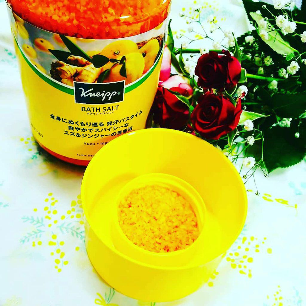 クナイプ バスソルト ユズ＆ジンジャーの香り/クナイプ/無機塩系入浴剤を使ったクチコミ（2枚目）